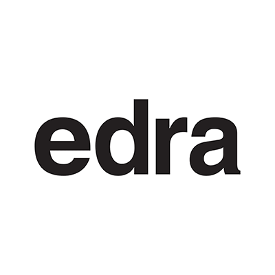logo-edra Schwarze Kleinbuchstaben, die edra buchstabieren, sind auf einem weißen Hintergrund zentriert. Die Schrift ist fett und serifenlos.