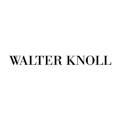 walter-knoll Das Bild zeigt den Text WALTER KNOLL in schwarzer Serifenschrift in Großbuchstaben auf weißem Hintergrund. Die Buchstaben sind gleichmäßig verteilt und das Design ist einfach und minimalistisch.